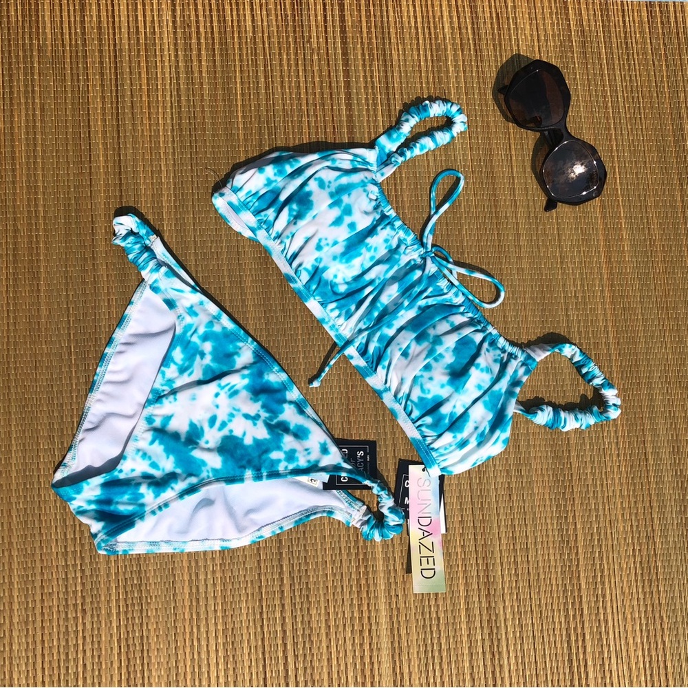 Sundazed Bikini - Turquoise Tie-Dye